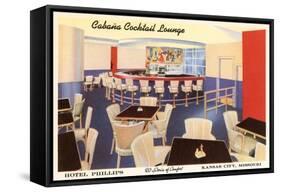 Cabana Cocktail Lounge, Kansas City, Missouri-null-Framed Stretched Canvas