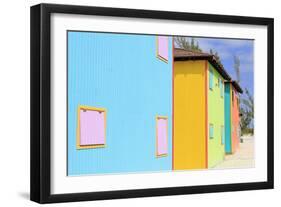 Cabana on Half Moon Cay, Little San Salvador Island, Bahamas, West Indies, Central America-Richard Cummins-Framed Photographic Print