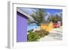 Cabana on Half Moon Cay, Little San Salvador Island, Bahamas, West Indies, Central America-Richard Cummins-Framed Photographic Print