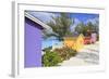 Cabana on Half Moon Cay, Little San Salvador Island, Bahamas, West Indies, Central America-Richard Cummins-Framed Photographic Print