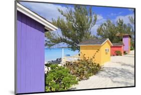 Cabana on Half Moon Cay, Little San Salvador Island, Bahamas, West Indies, Central America-Richard Cummins-Mounted Photographic Print