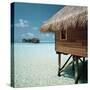 Cabana Raised Above the Ocean-null-Stretched Canvas