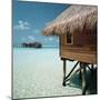 Cabana Raised Above the Ocean-null-Mounted Photographic Print