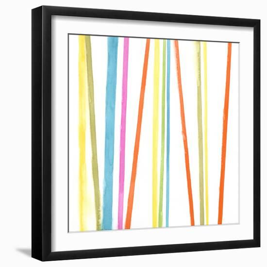 Cabana Stripes I-Erica J. Vess-Framed Art Print