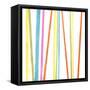 Cabana Stripes I-Erica J. Vess-Framed Stretched Canvas