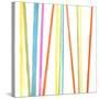 Cabana Stripes I-Erica J. Vess-Stretched Canvas