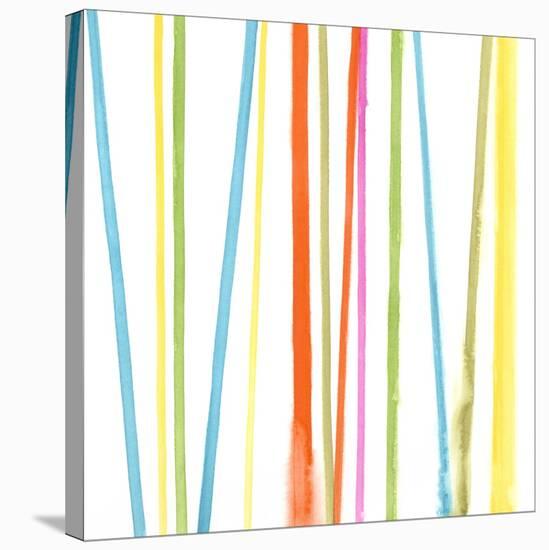 Cabana Stripes II-Erica J. Vess-Stretched Canvas