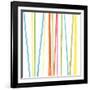 Cabana Stripes II-Erica J. Vess-Framed Art Print