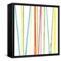 Cabana Stripes II-Erica J. Vess-Framed Stretched Canvas