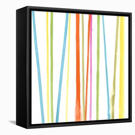 Cabana Stripes II-Erica J. Vess-Framed Stretched Canvas