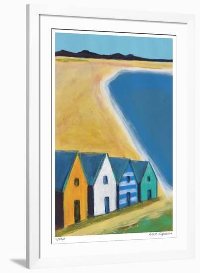 Cabanas by the Sea-Gale McKee-Framed Giclee Print