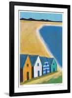 Cabanas by the Sea-Gale McKee-Framed Giclee Print