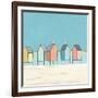 Cabanas II Pastel-Phyllis Adams-Framed Art Print