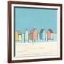 Cabanas II Pastel-Phyllis Adams-Framed Art Print