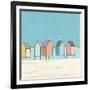 Cabanas II Pastel-Phyllis Adams-Framed Art Print