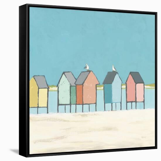 Cabanas II Pastel-Phyllis Adams-Framed Stretched Canvas