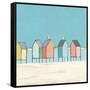 Cabanas II Pastel-Phyllis Adams-Framed Stretched Canvas