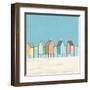 Cabanas II Pastel-Phyllis Adams-Framed Art Print