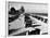 Cabanas on a Fort Lauderdale Beach, 1954-null-Framed Photographic Print