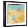 Cabanas-Phyllis Adams-Framed Art Print