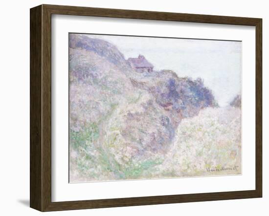 Cabane Des Douaniers a Varengeville, 1897-Claude Monet-Framed Giclee Print