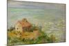 Cabane des douaniers, effet d'apres-midi-The shack of the customs officials, afternoon; 1882.-Claude Monet-Mounted Giclee Print