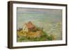 Cabane des douaniers, effet d'apres-midi-The shack of the customs officials, afternoon; 1882.-Claude Monet-Framed Giclee Print