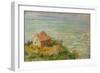 Cabane des douaniers, effet d'apres-midi-The shack of the customs officials, afternoon; 1882.-Claude Monet-Framed Giclee Print