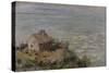 Cabane des douaniers, effet d'après-midi-Claude Monet-Stretched Canvas
