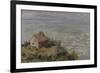 Cabane des douaniers, effet d'après-midi-Claude Monet-Framed Giclee Print