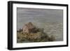 Cabane des douaniers, effet d'après-midi-Claude Monet-Framed Giclee Print