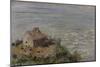 Cabane des douaniers, effet d'après-midi-Claude Monet-Mounted Giclee Print