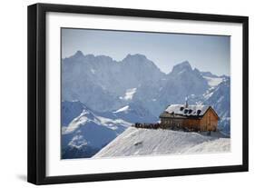 Cabane Du Mt Fort, Verbier, Valais, Switzerland-Catherine Ames-Framed Photographic Print