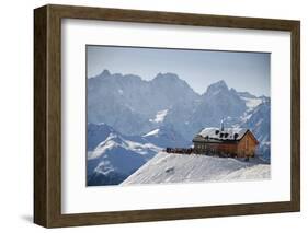 Cabane Du Mt Fort, Verbier, Valais, Switzerland-Catherine Ames-Framed Photographic Print