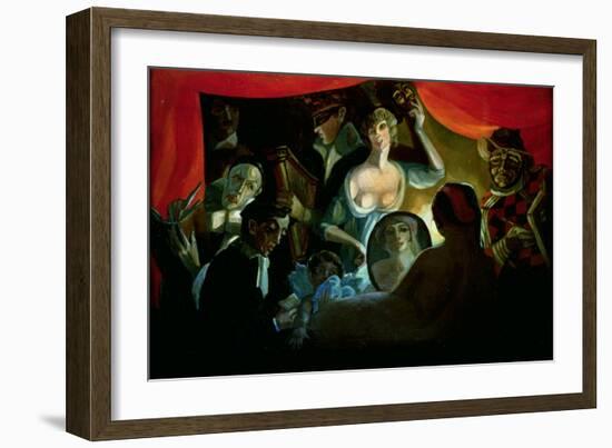 Cabaret, 1915-Sergei Yurevich Sudeikin-Framed Giclee Print