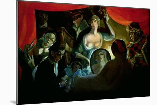 Cabaret, 1915-Sergei Yurevich Sudeikin-Mounted Giclee Print