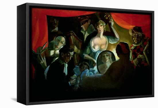 Cabaret, 1915-Sergei Yurevich Sudeikin-Framed Stretched Canvas