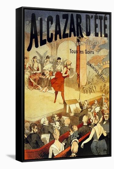 Cabaret Alcazar D Ete Au Champs Elysees-null-Framed Stretched Canvas