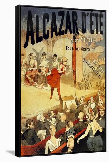 Cabaret Alcazar D Ete Au Champs Elysees-null-Framed Stretched Canvas