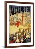 Cabaret Alcazar D Ete Au Champs Elysees-null-Framed Photo