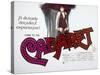 Cabaret, British Poster Art, Liza Minnelli, 1972-null-Stretched Canvas