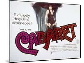 Cabaret, British Poster Art, Liza Minnelli, 1972-null-Mounted Art Print