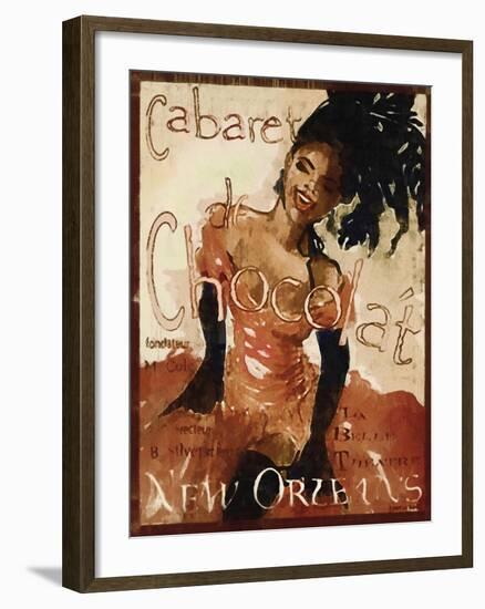 Cabaret Chocolate-null-Framed Giclee Print