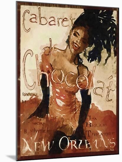 Cabaret Chocolate-null-Mounted Giclee Print