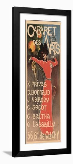 Cabaret Des Arts, c.1898-Charles Lucas-Framed Giclee Print