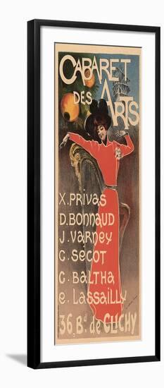 Cabaret Des Arts, c.1898-Charles Lucas-Framed Premium Giclee Print