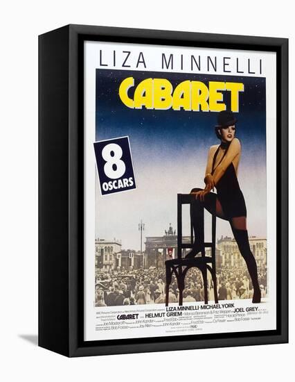 Cabaret, French poster, Liza Minnelli, 1972-null-Framed Stretched Canvas