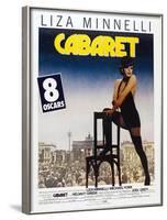 Cabaret, French poster, Liza Minnelli, 1972-null-Framed Art Print