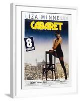 Cabaret, French poster, Liza Minnelli, 1972-null-Framed Art Print