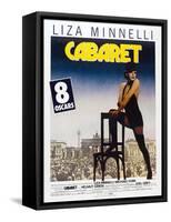 Cabaret, French poster, Liza Minnelli, 1972-null-Framed Stretched Canvas